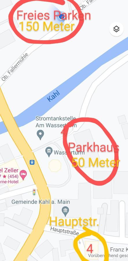 Apartments & Moeblierte Zimmer In Kahl Am Main, Kontaktloser Self Check-In, W-Lan, Schreibtisch, Duschbad, Kuechenzeile, Pkw-Plaetze Exteriör bild